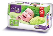 Lilas Couche bébé pharmacie Taille 1 2-4kg 20Pcs